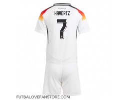 Nemecko Kai Havertz #7 Domáci Detský futbalový dres ME 2024 Krátky Rukáv (+ trenírky)